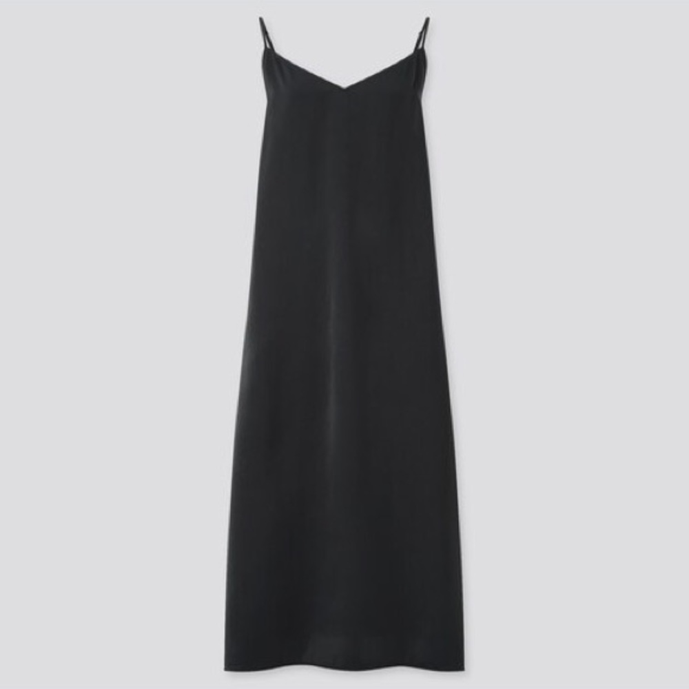 Uniqlo Camisole Side Slit Long Dress